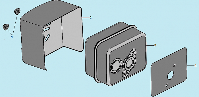 18 ГЛУШИТЕЛЬ Газонокосилка CHAMPION LM5347