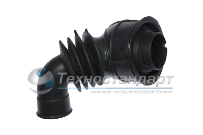 Патрубок Indesit, бак-помпа, код 375912, замена с 109648